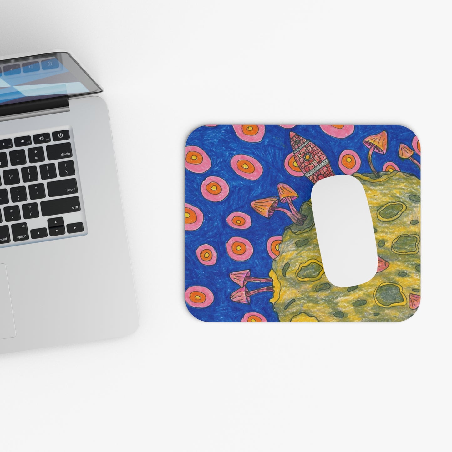 Rocket Mouse Pad (Rectangle)