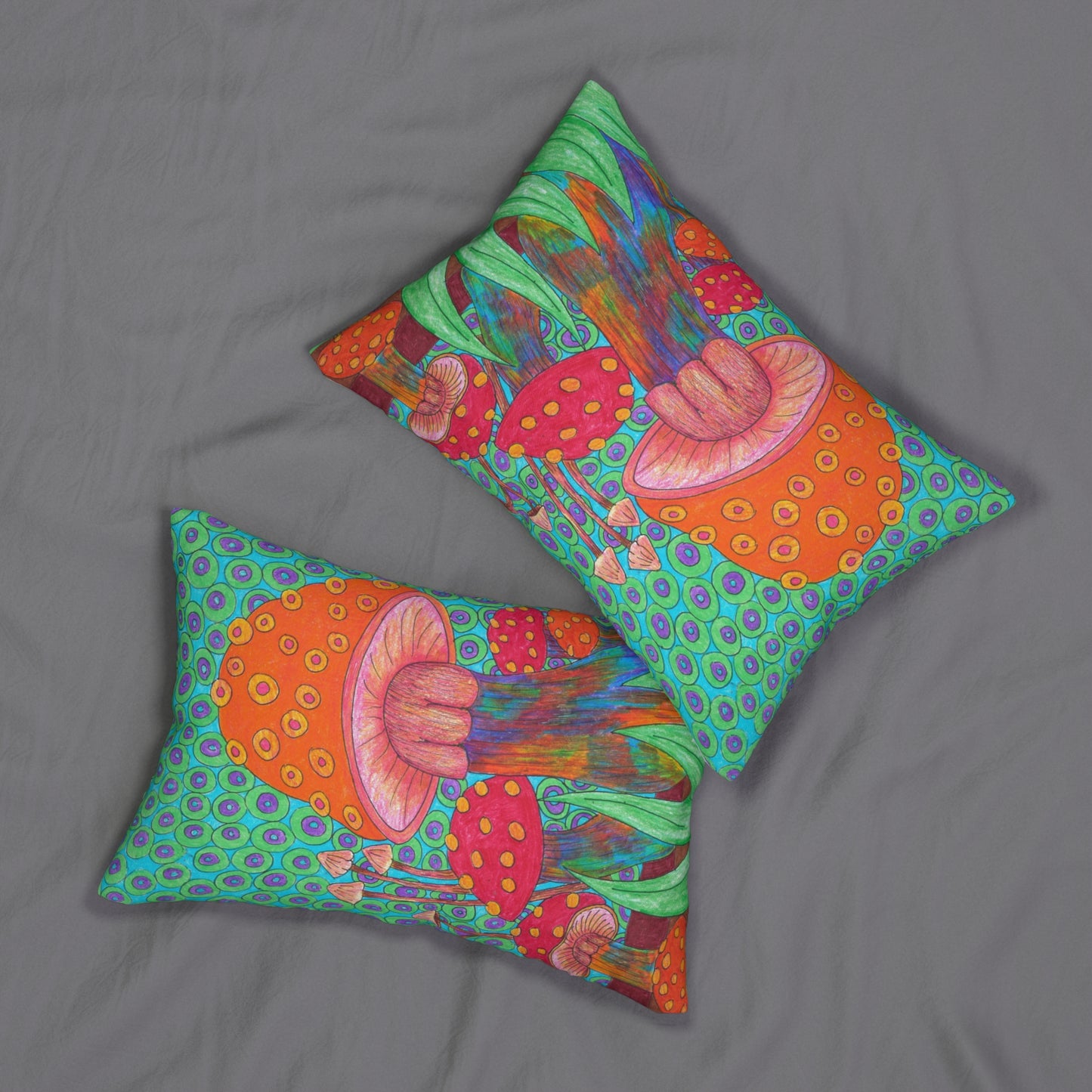 Bubbly Sky Lumbar Pillow