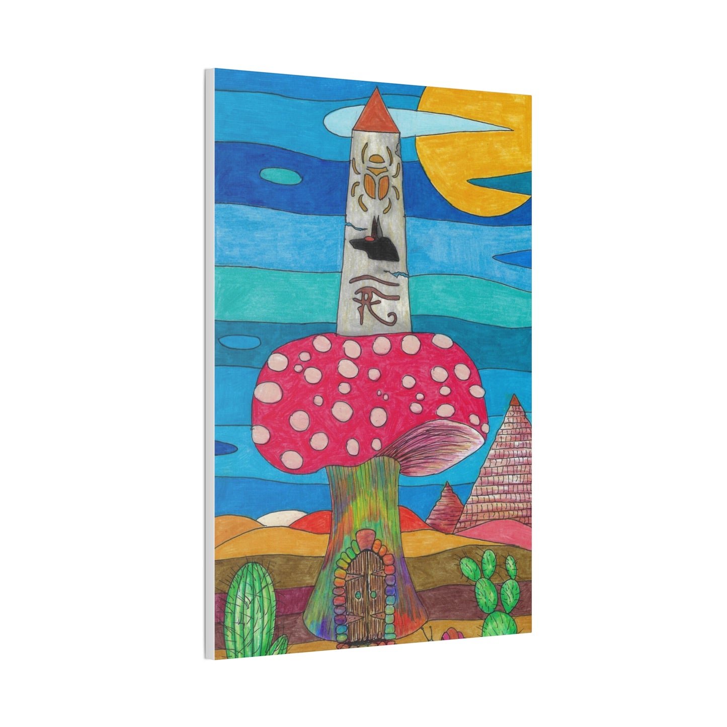 Ancient Pillar Wall Art, 0.75"