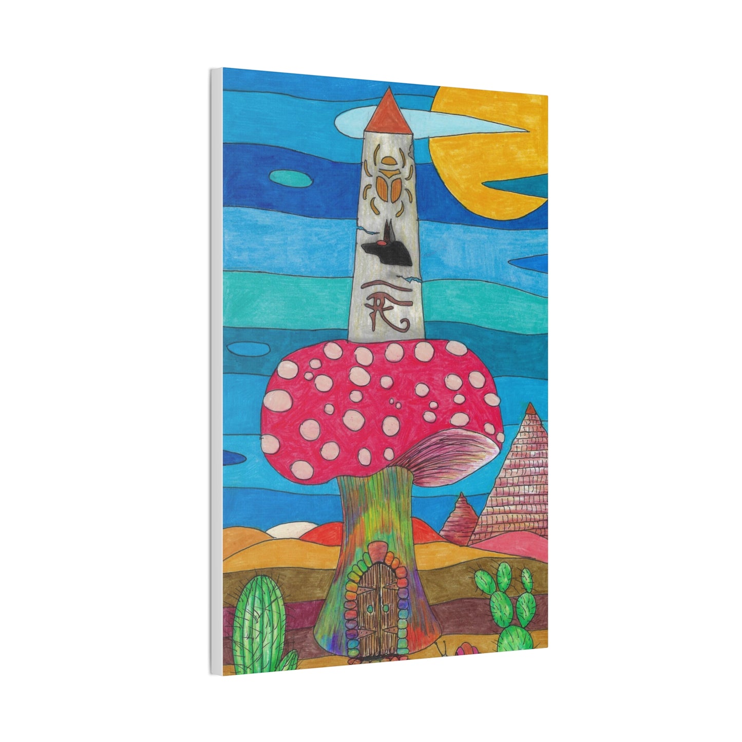 Ancient Pillar Wall Art, 0.75"