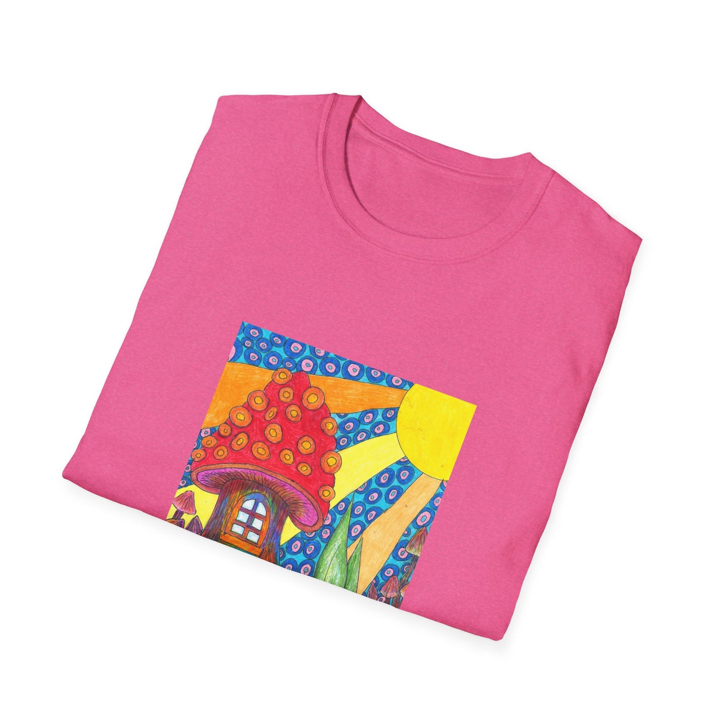 Water Wheel Unisex Softstyle T-Shirt