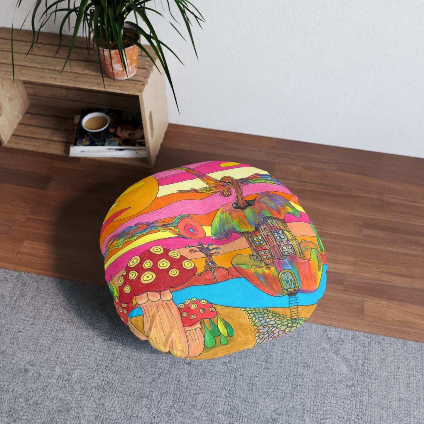 Tufted Floor Pillow