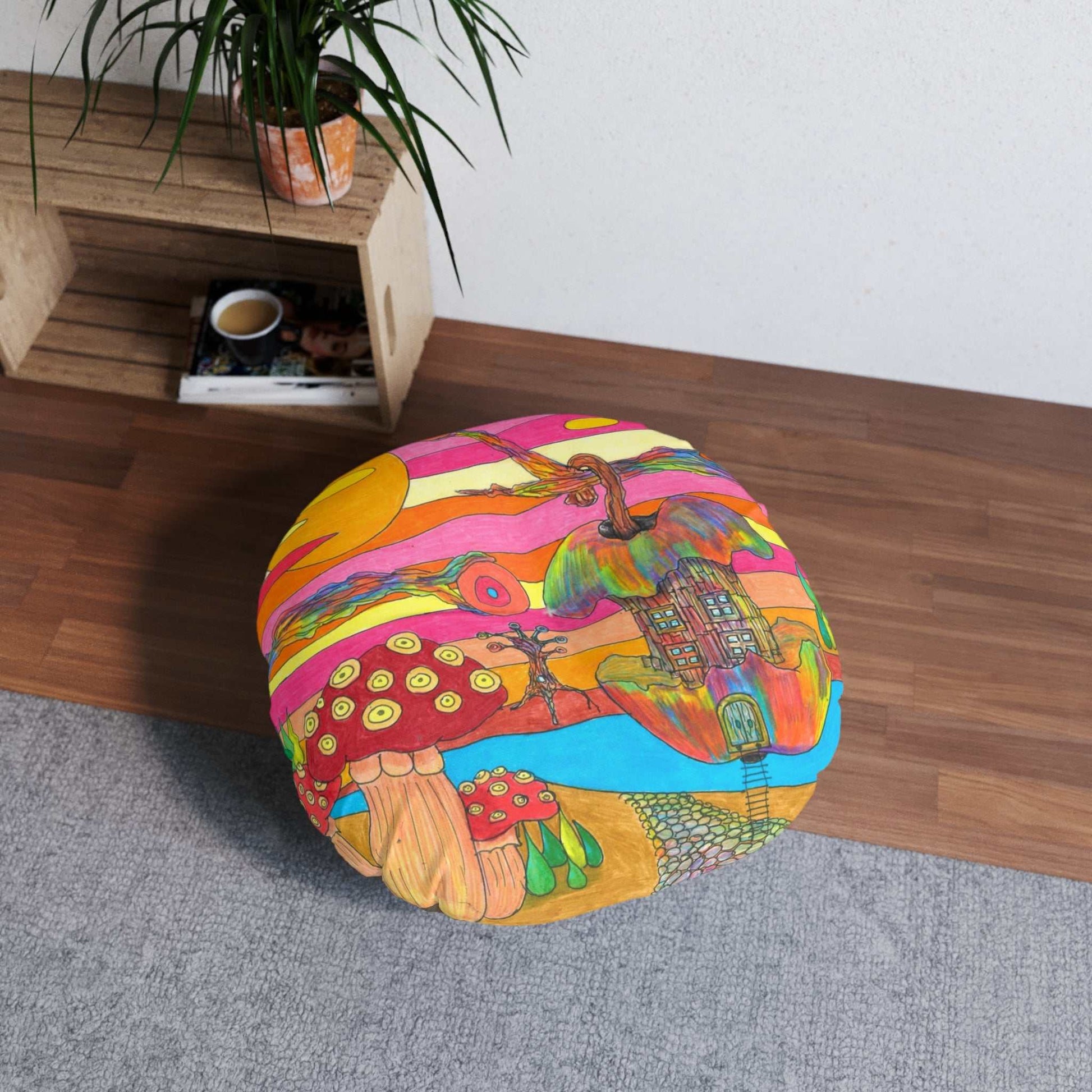 Tufted Floor Pillow