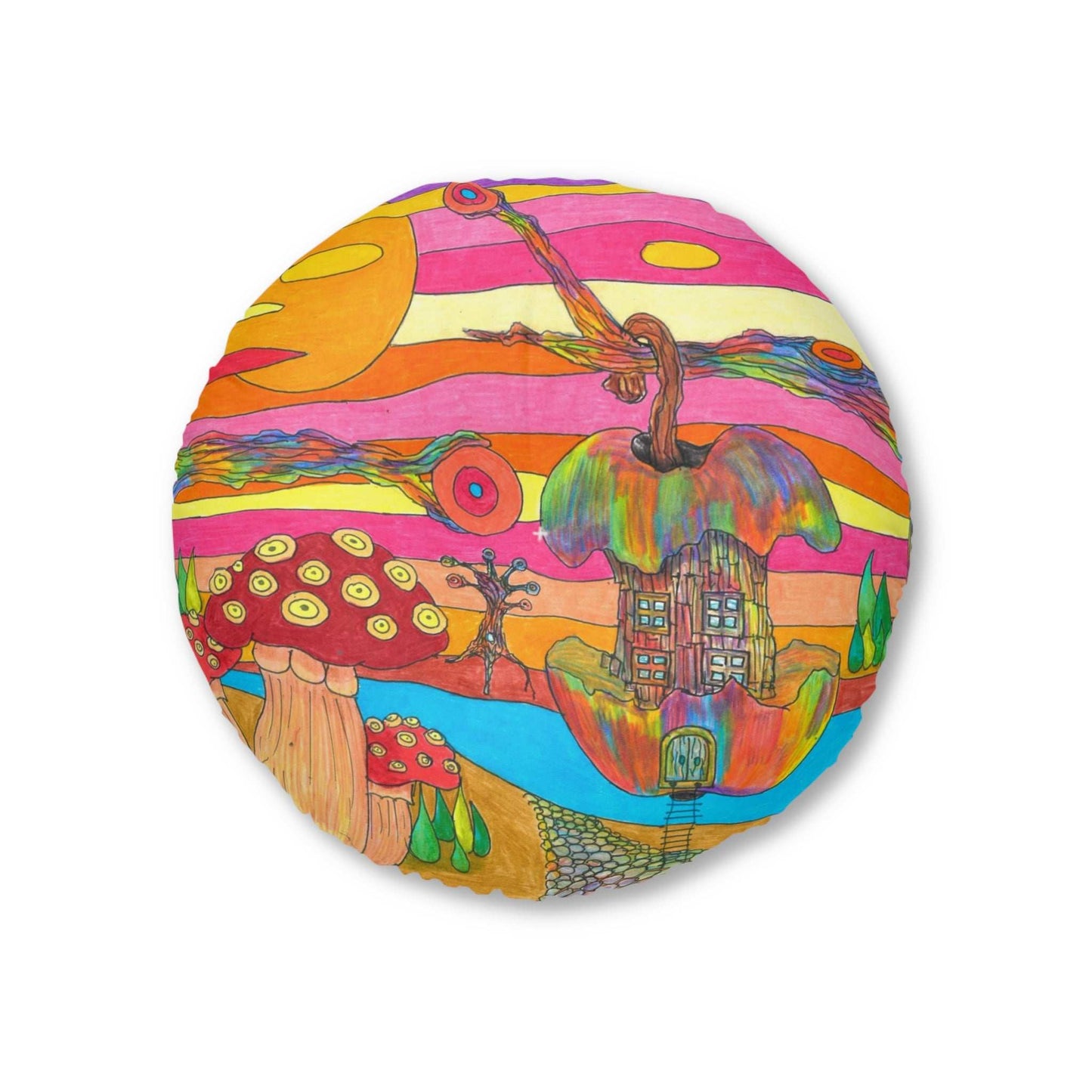 Tufted Floor Pillow
