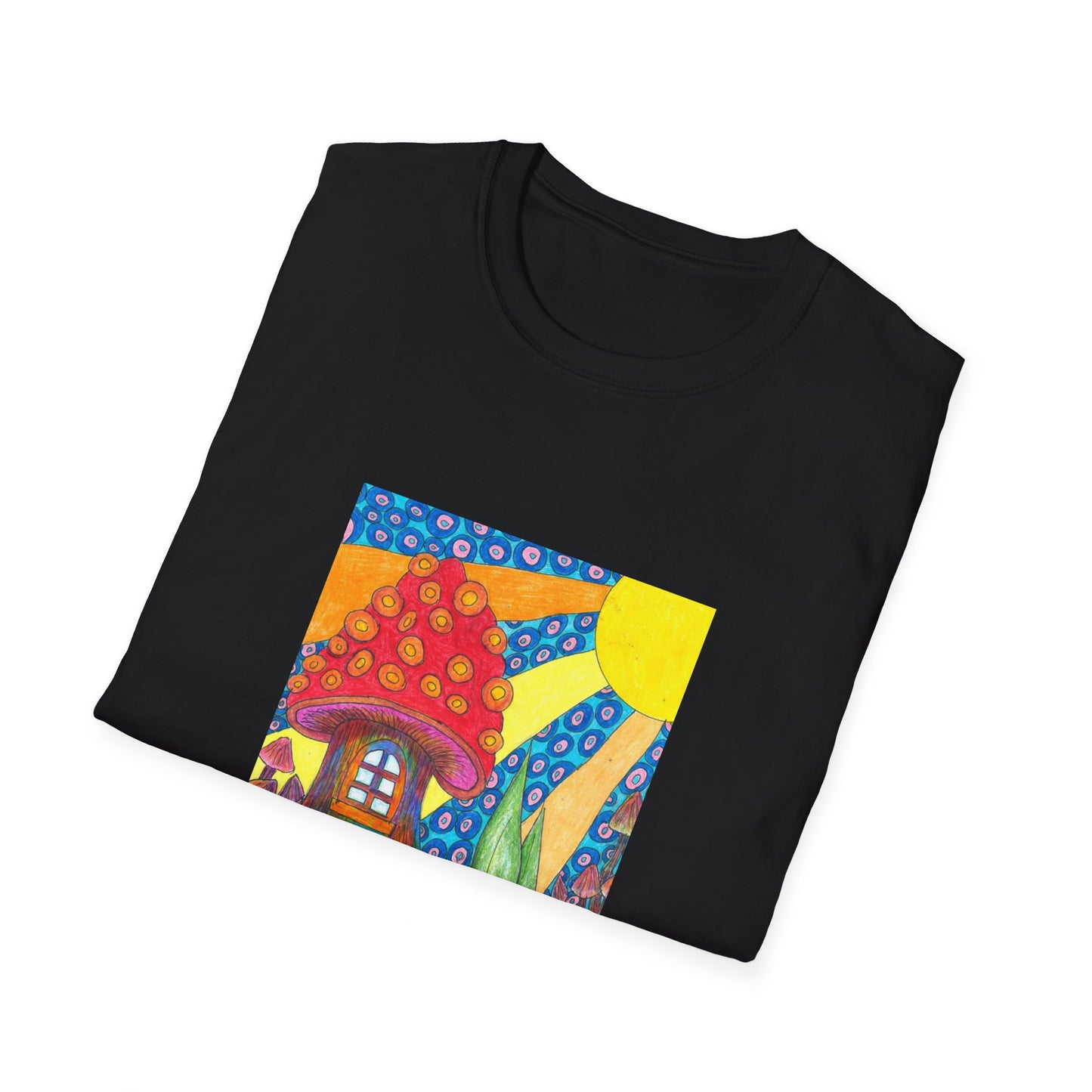Water Wheel Unisex Softstyle T-Shirt