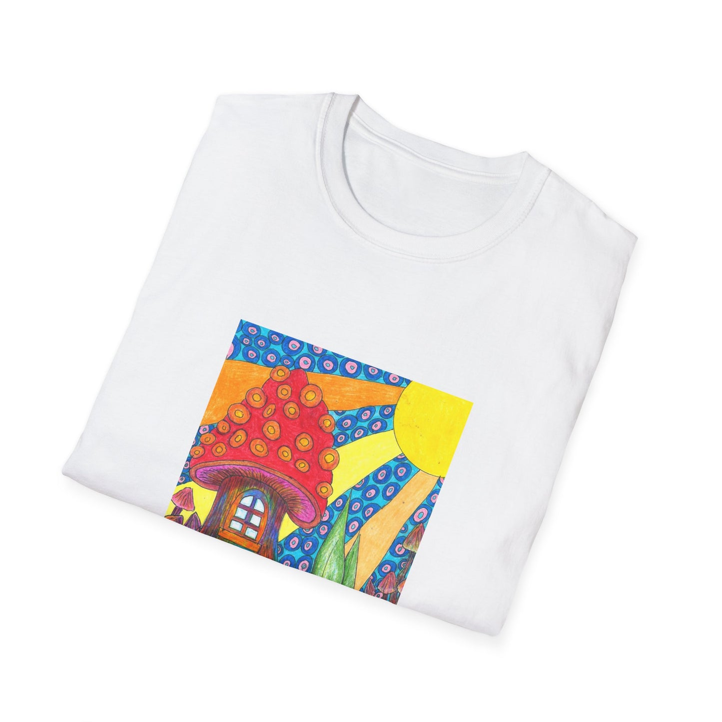 Water Wheel Unisex Softstyle T-Shirt