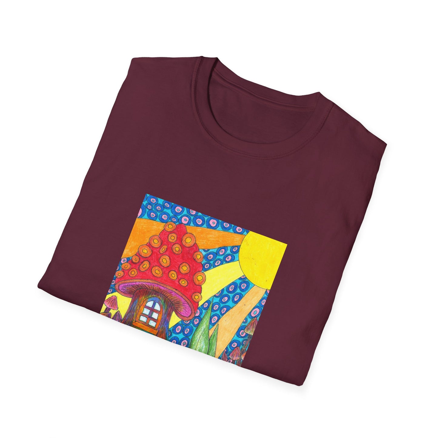 Water Wheel Unisex Softstyle T-Shirt