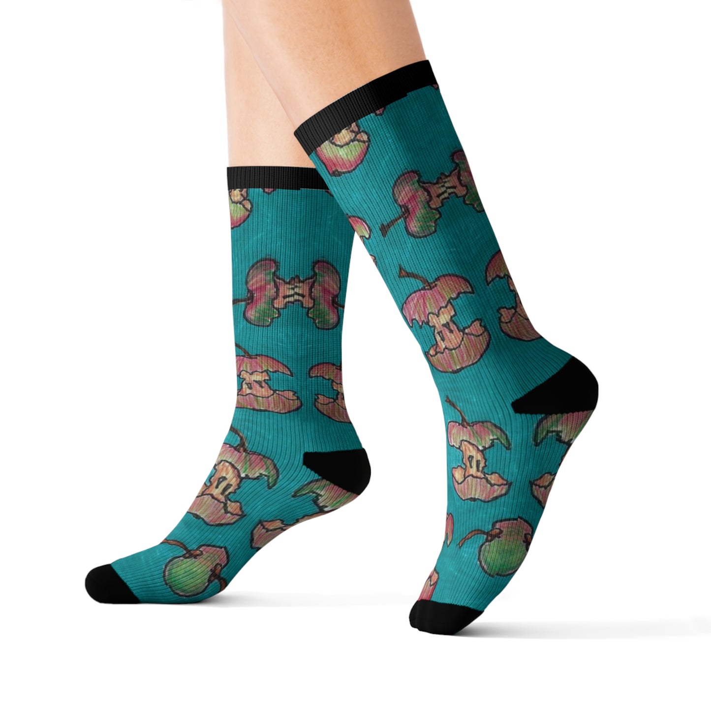 Apple Rain Socks