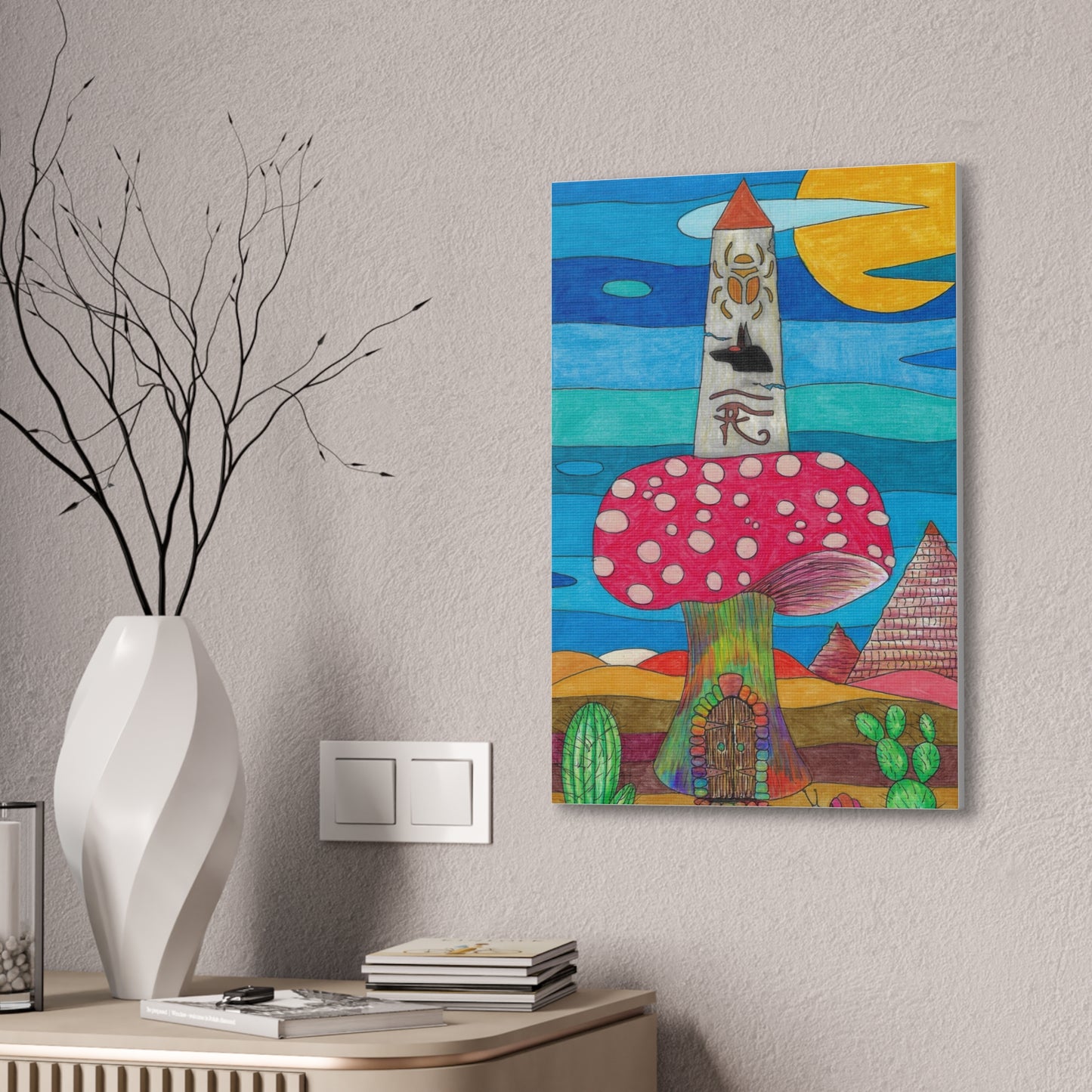 Ancient Pillar Wall Art, 0.75"