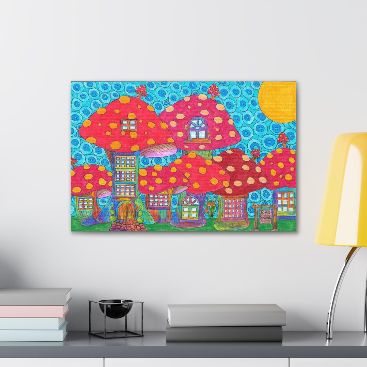 Toad School Wall Art, 0.75"