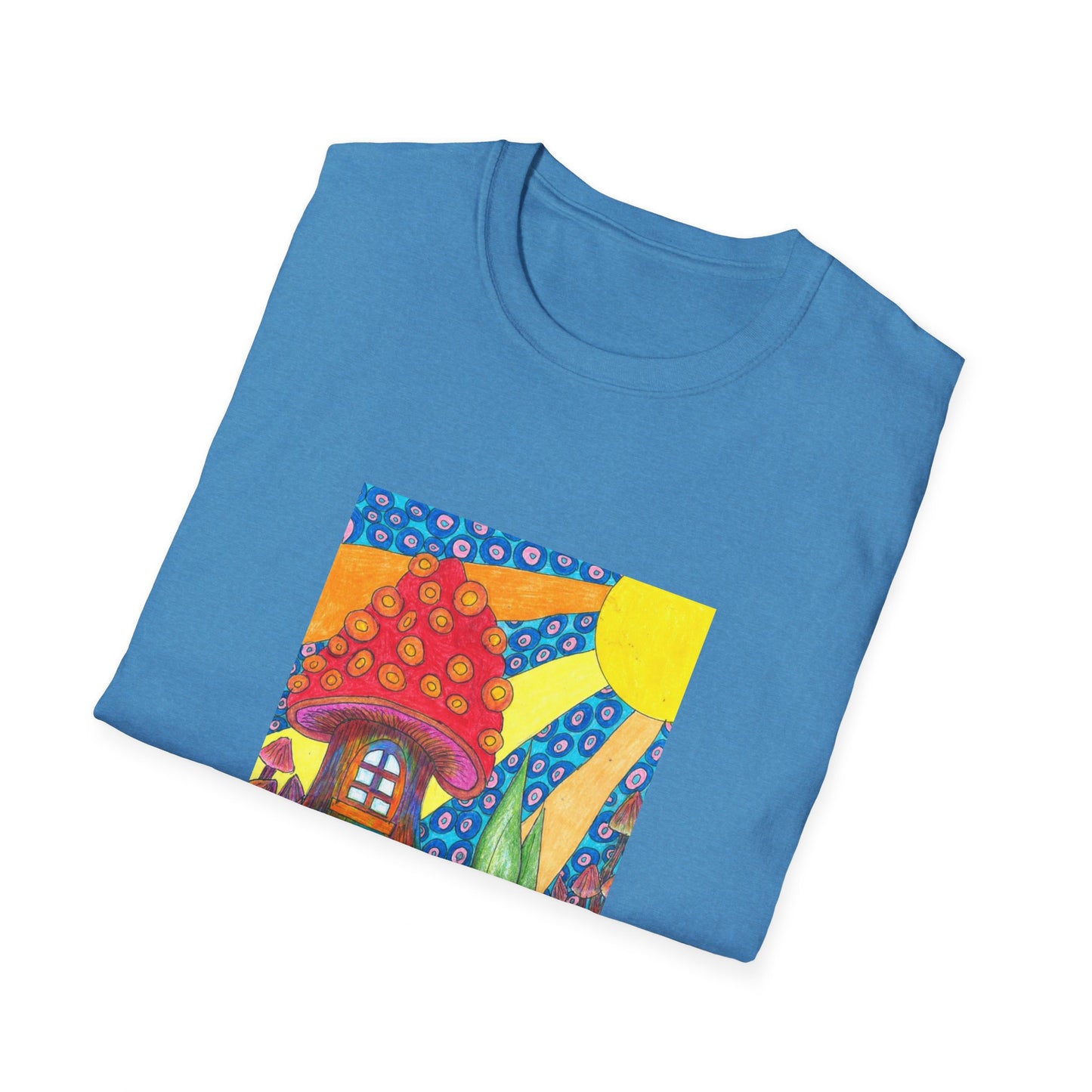 Water Wheel Unisex Softstyle T-Shirt