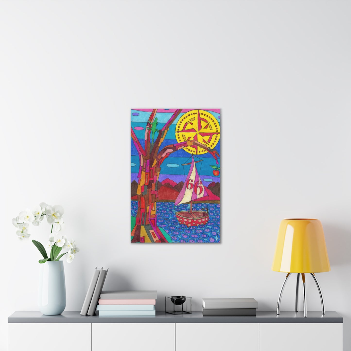 All Points North Wall Art, 0.75"