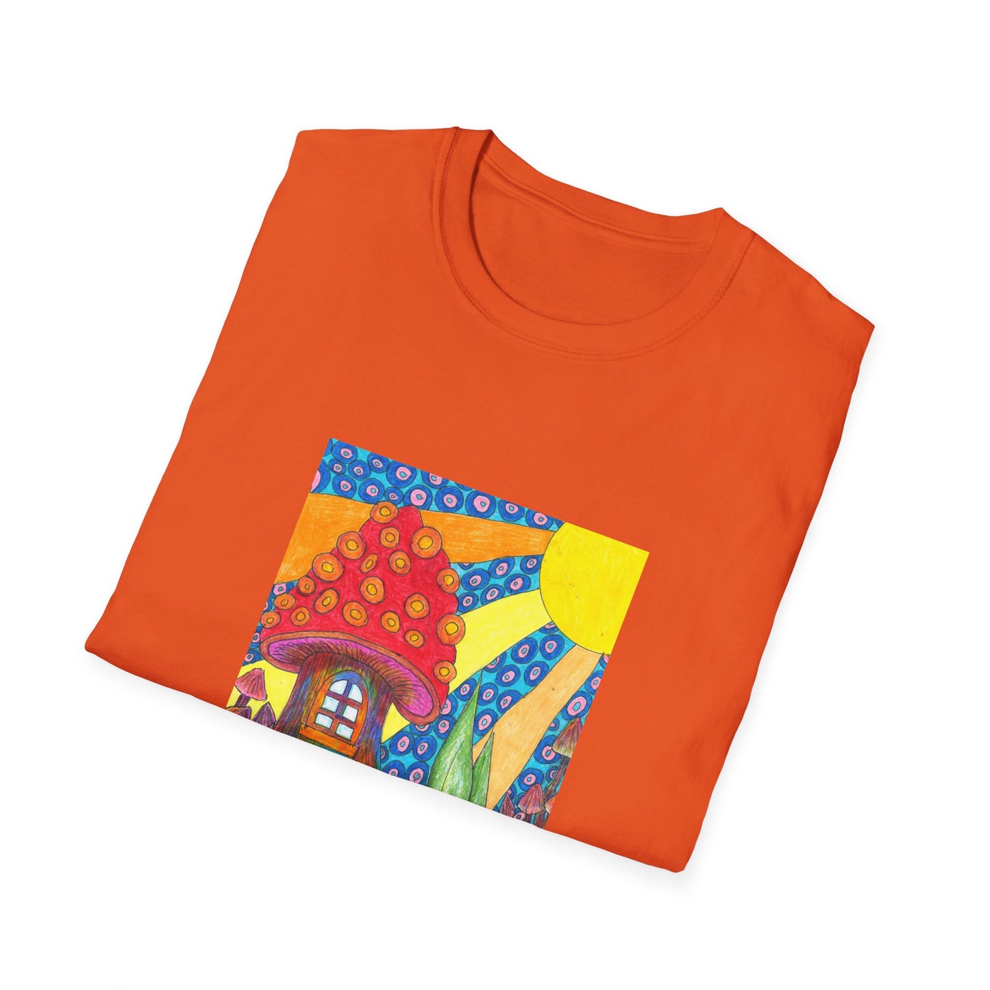 Water Wheel Unisex Softstyle T-Shirt