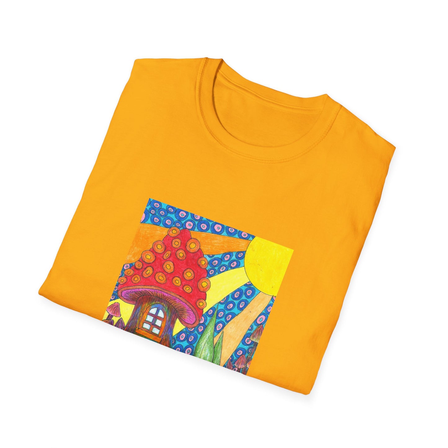 Water Wheel Unisex Softstyle T-Shirt