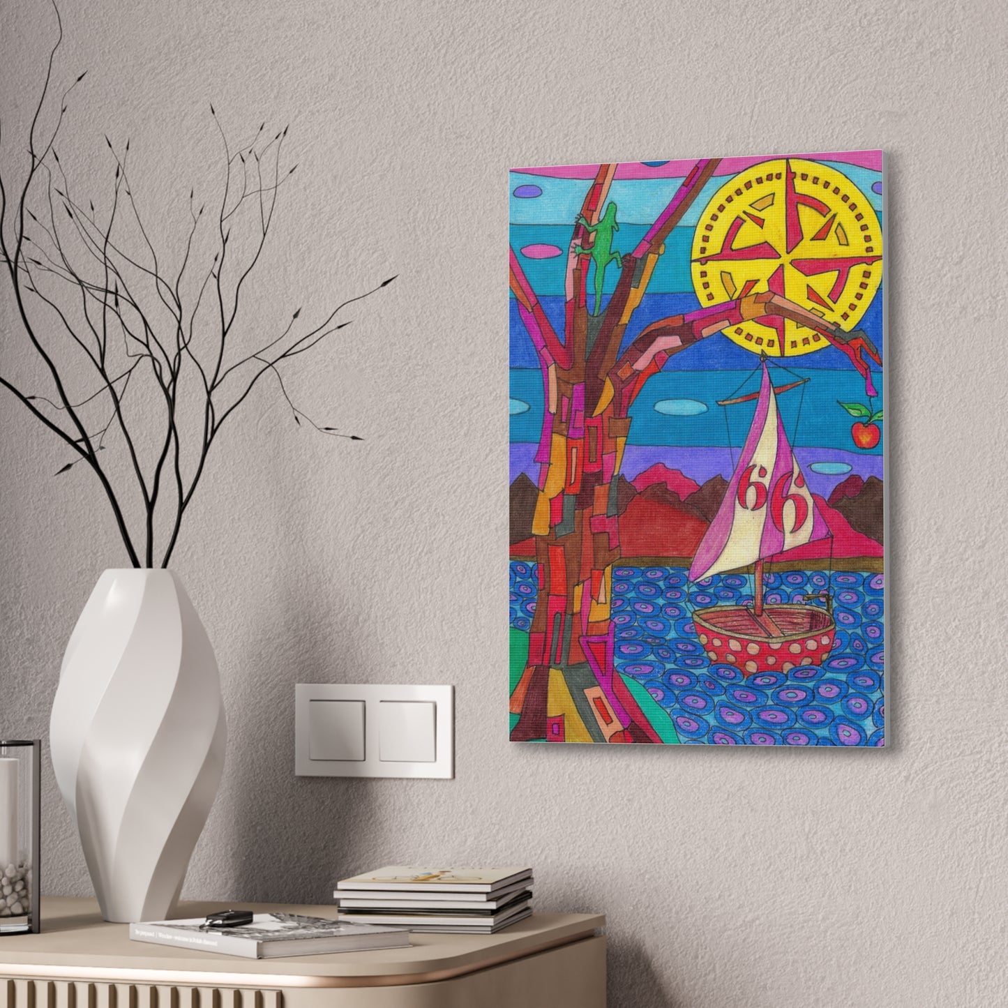 All Points North Wall Art, 0.75"
