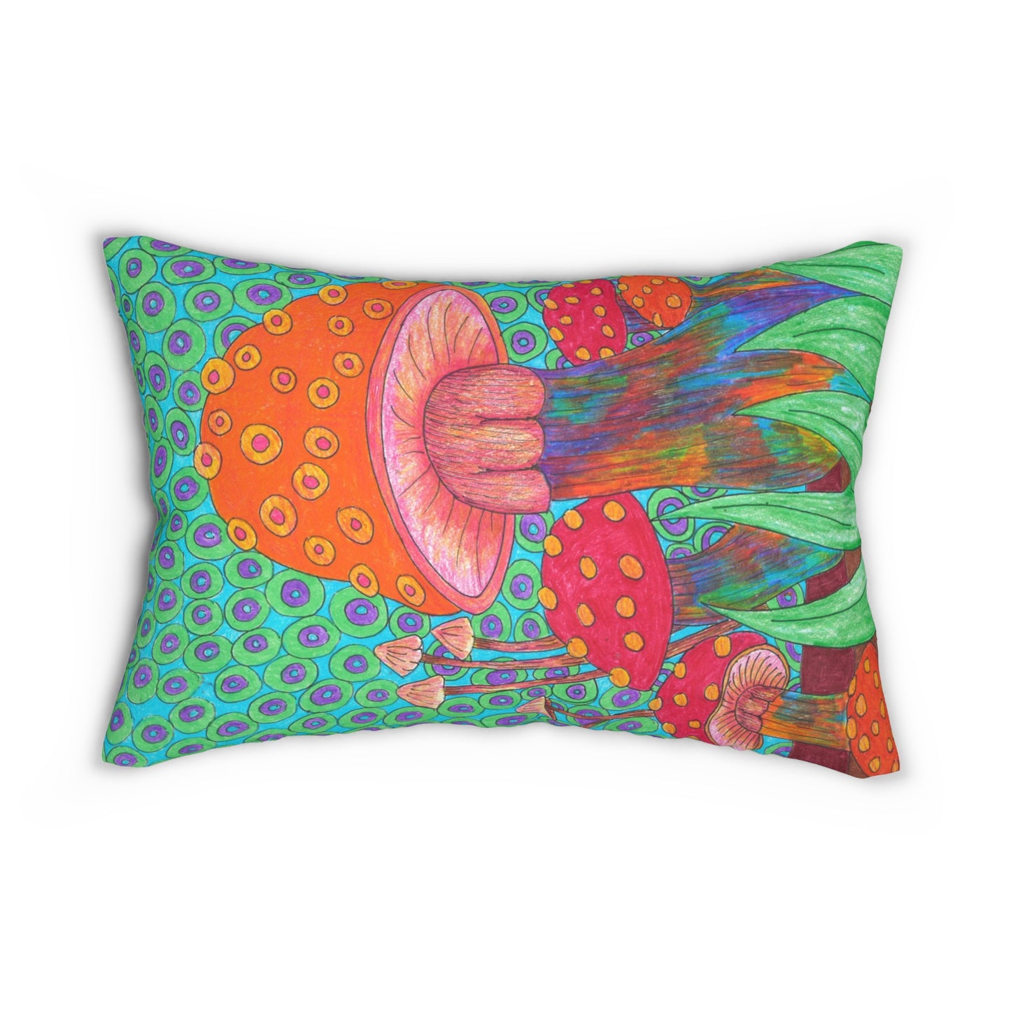 Bubbly Sky Lumbar Pillow
