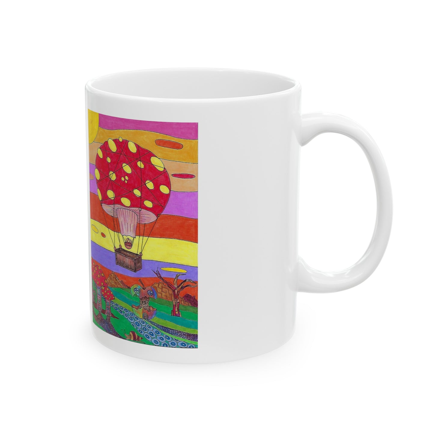 Balloon Ceramic Mug, 11oz