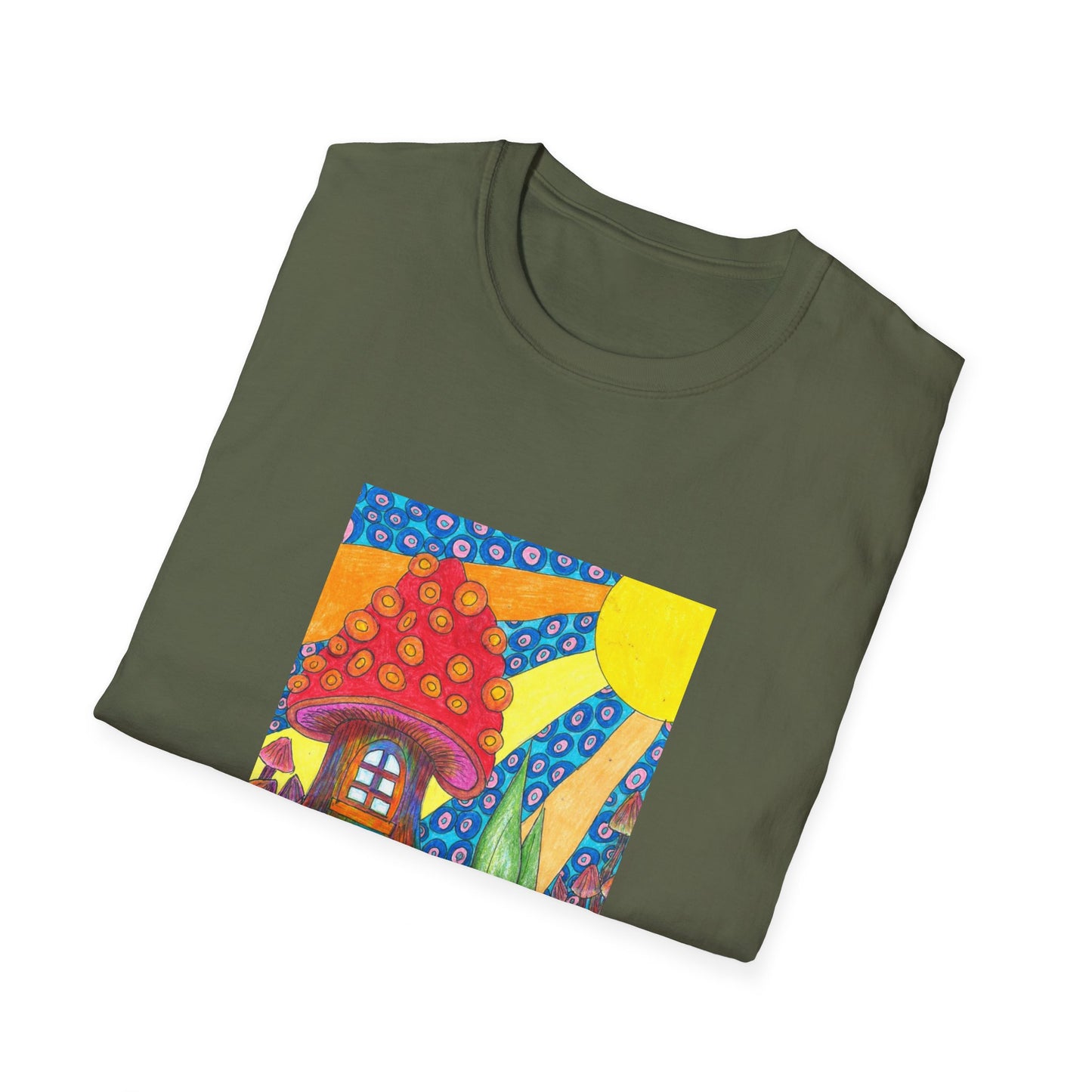 Water Wheel Unisex Softstyle T-Shirt