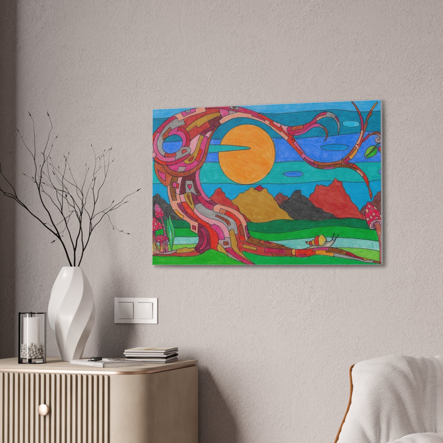 Temptation Wall Art, 0.75"