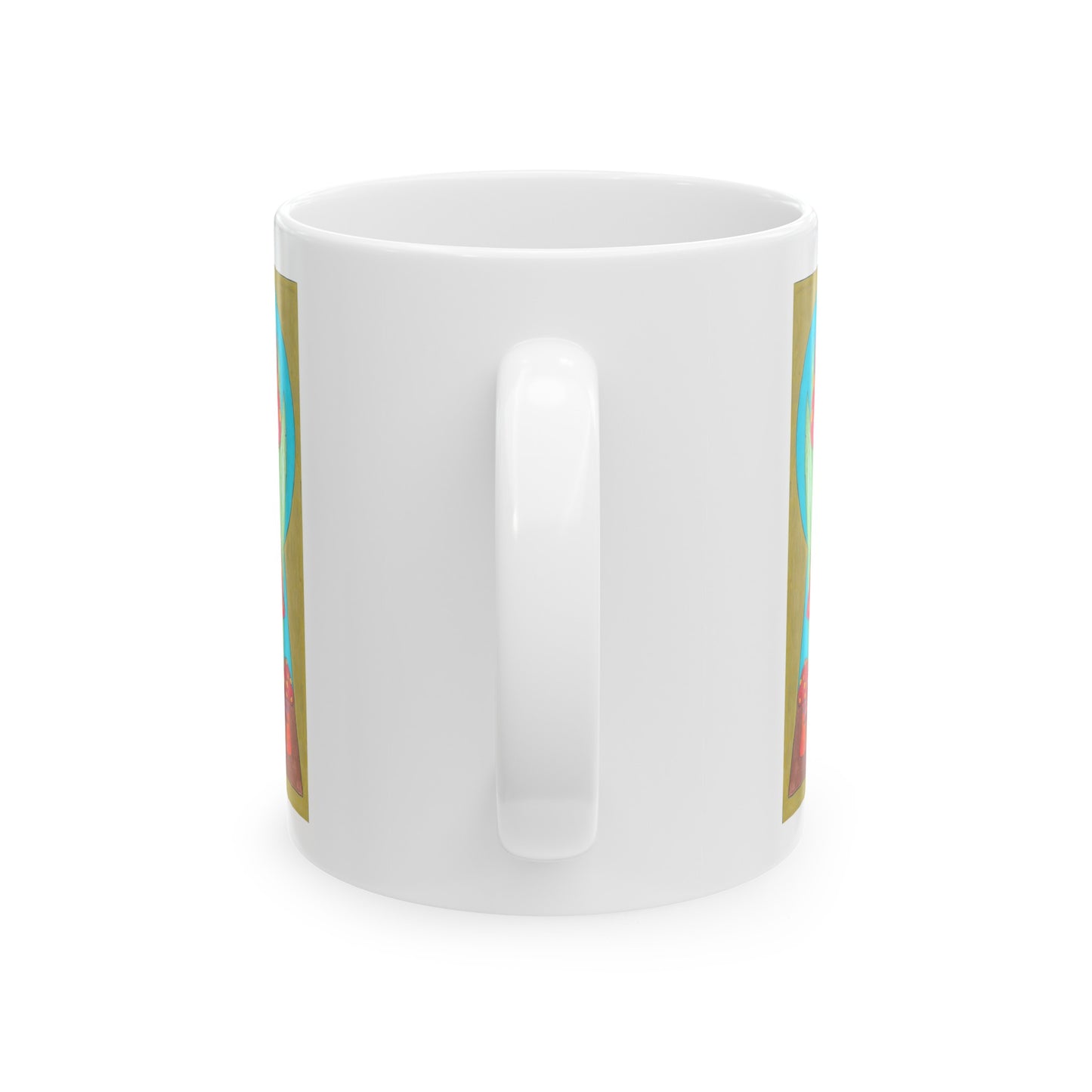 Keyhole Ceramic Mug, 11oz
