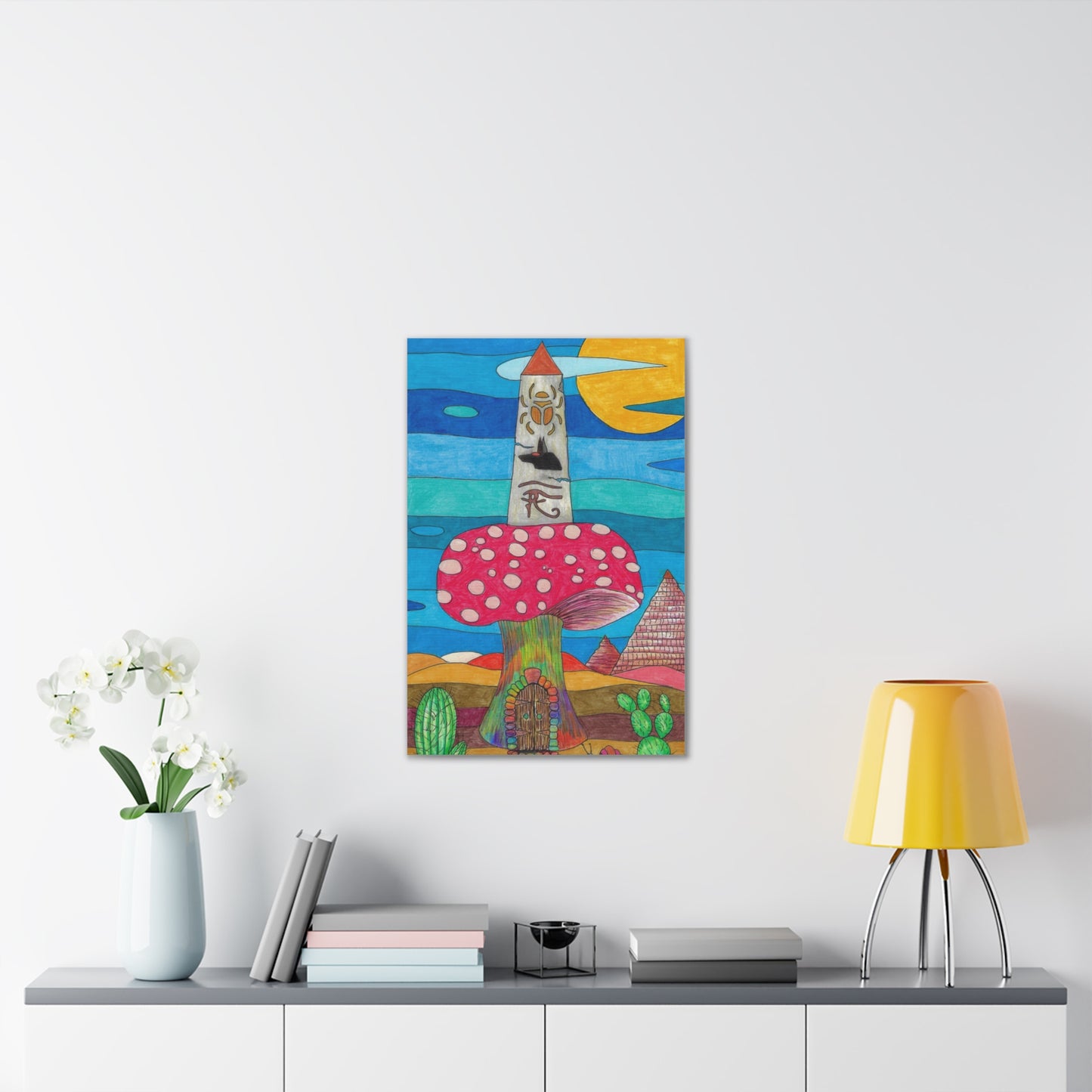 Ancient Pillar Wall Art, 0.75"
