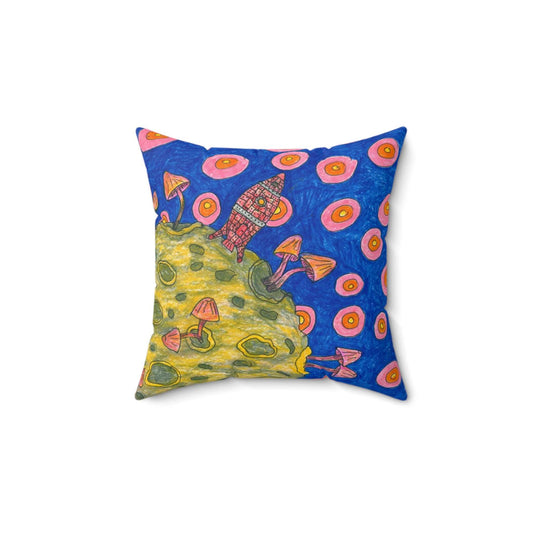 Rocket Square Pillow