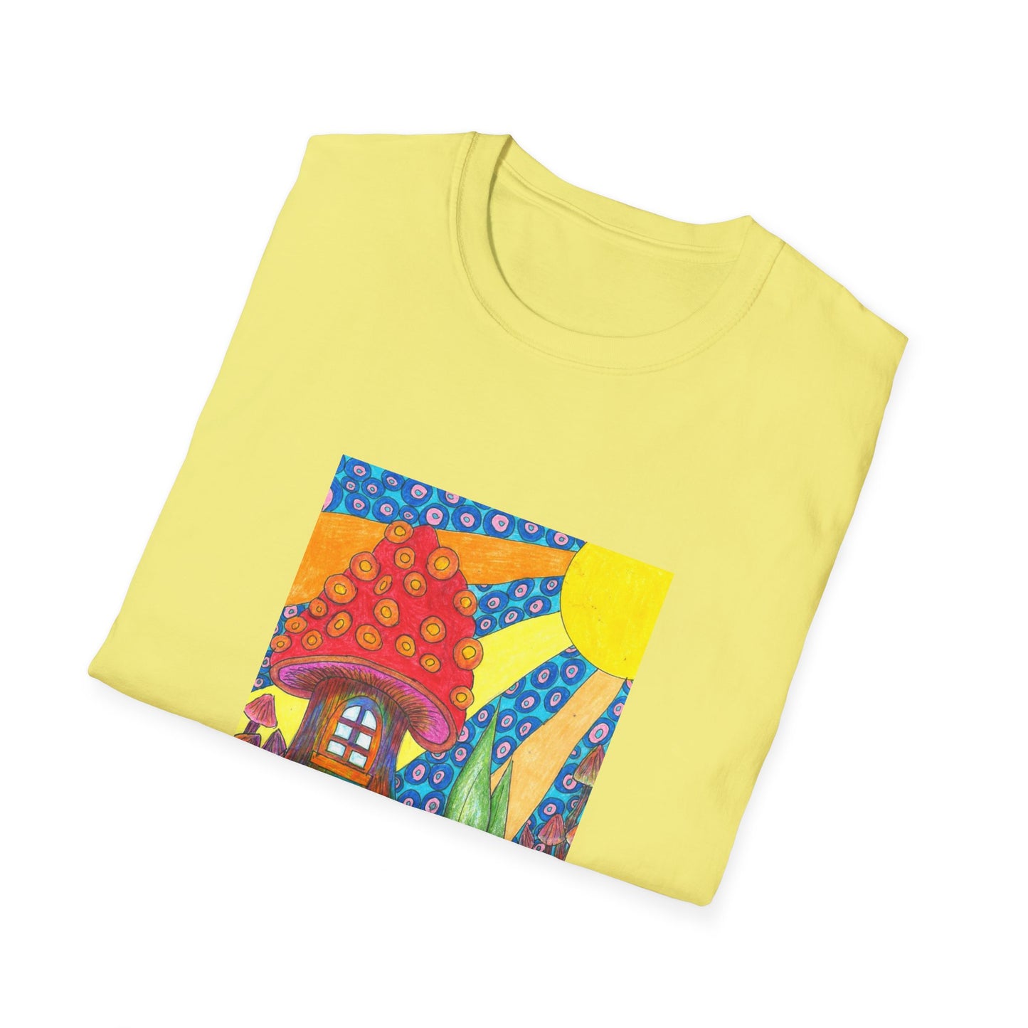 Water Wheel Unisex Softstyle T-Shirt