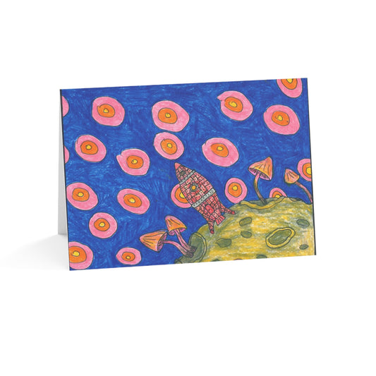 Rocket Greeting Cards (1, 10, 30, and 50pcs)