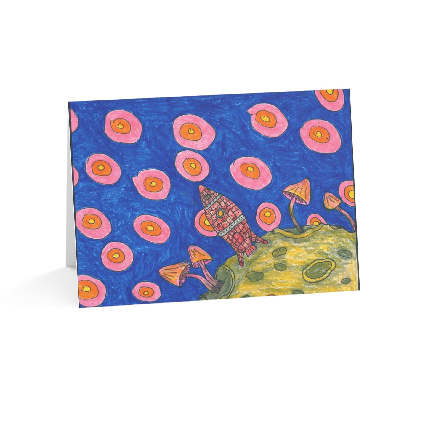 Rocket Greeting Cards (1, 10, 30, and 50pcs)