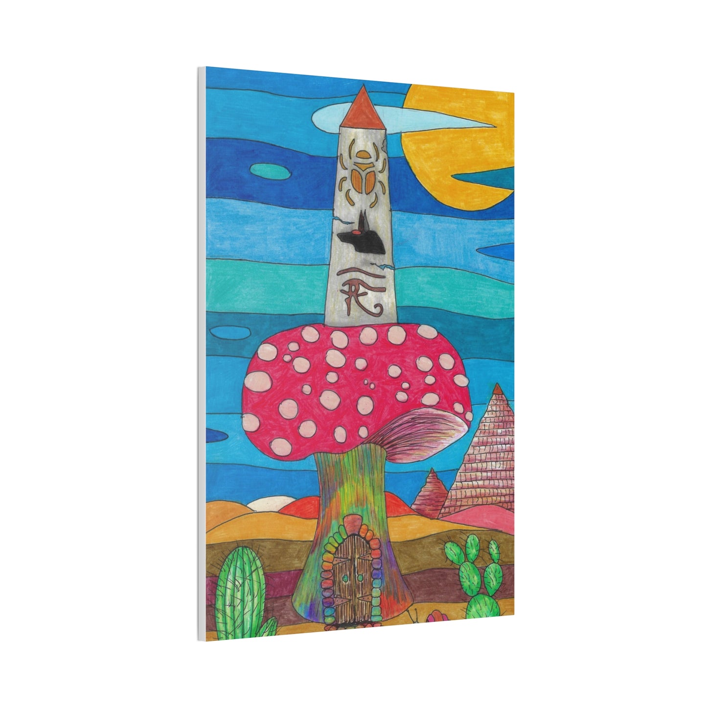 Ancient Pillar Wall Art, 0.75"