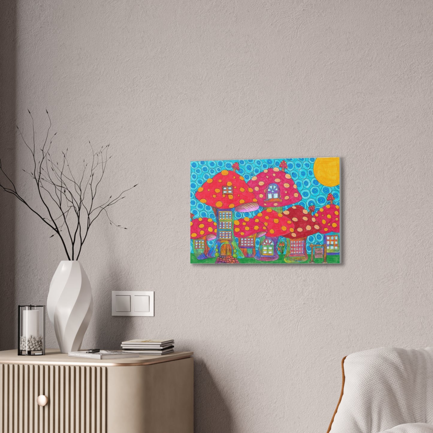 Toad School Wall Art, 0.75"