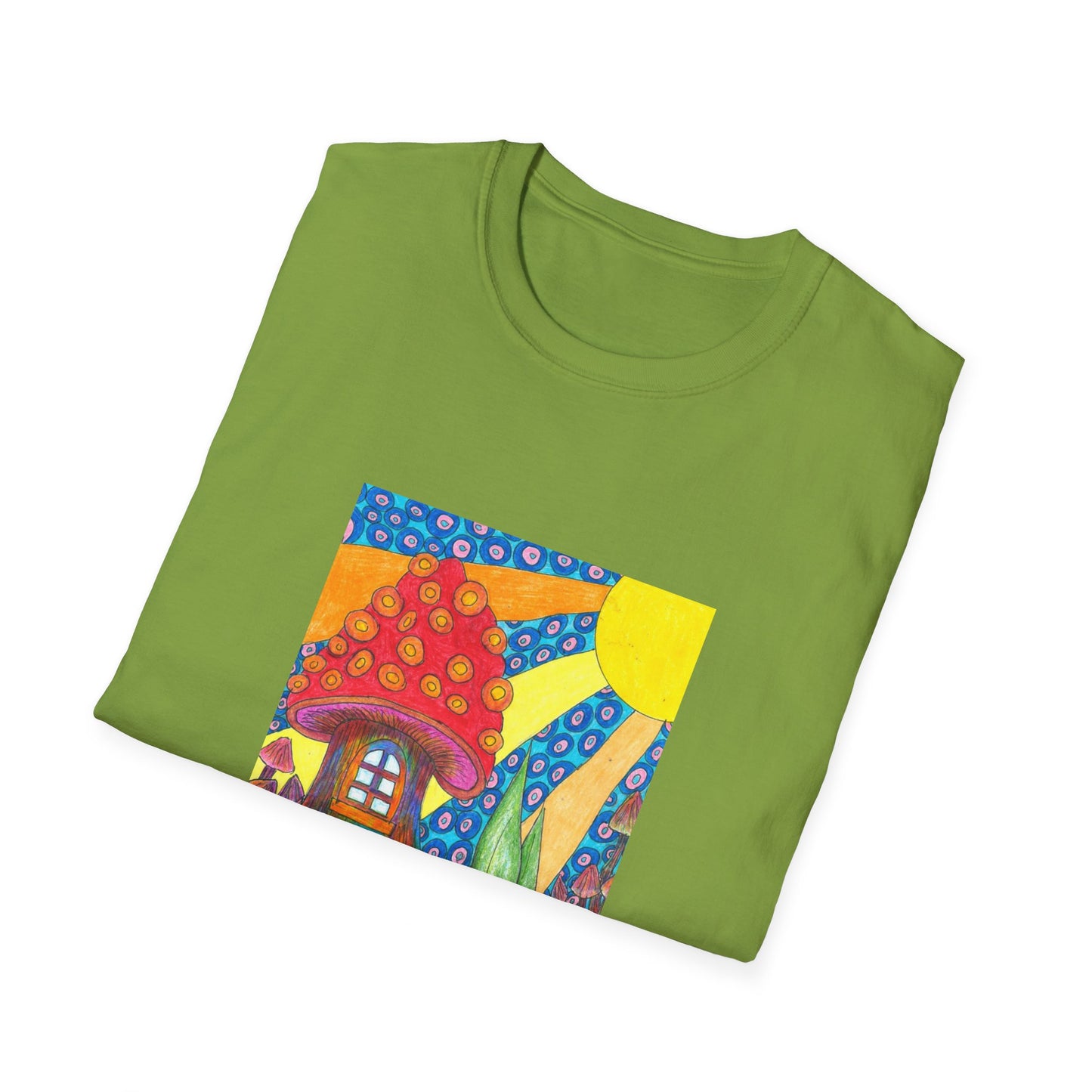 Water Wheel Unisex Softstyle T-Shirt