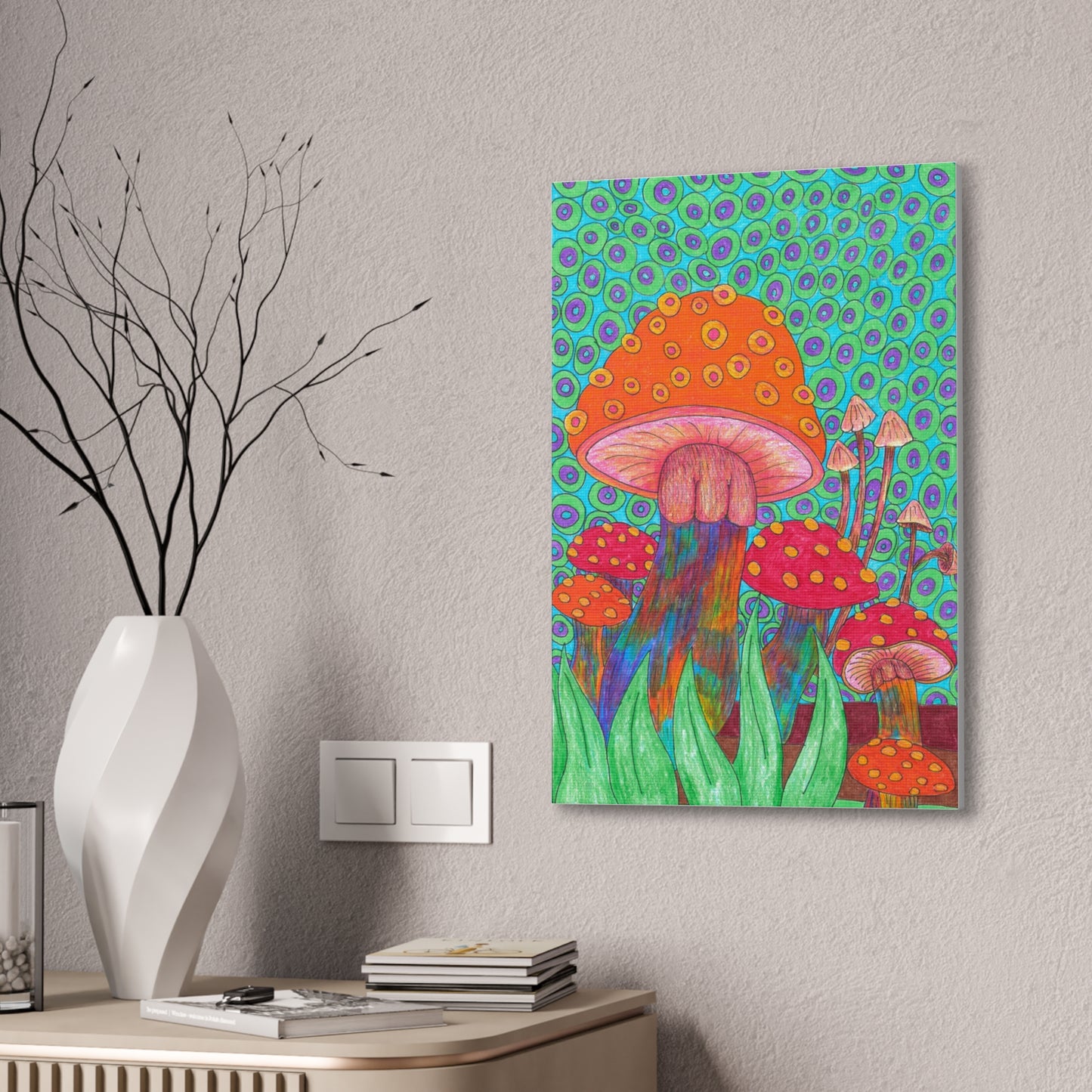 Bubbly Sky Wall Art, 0.75"