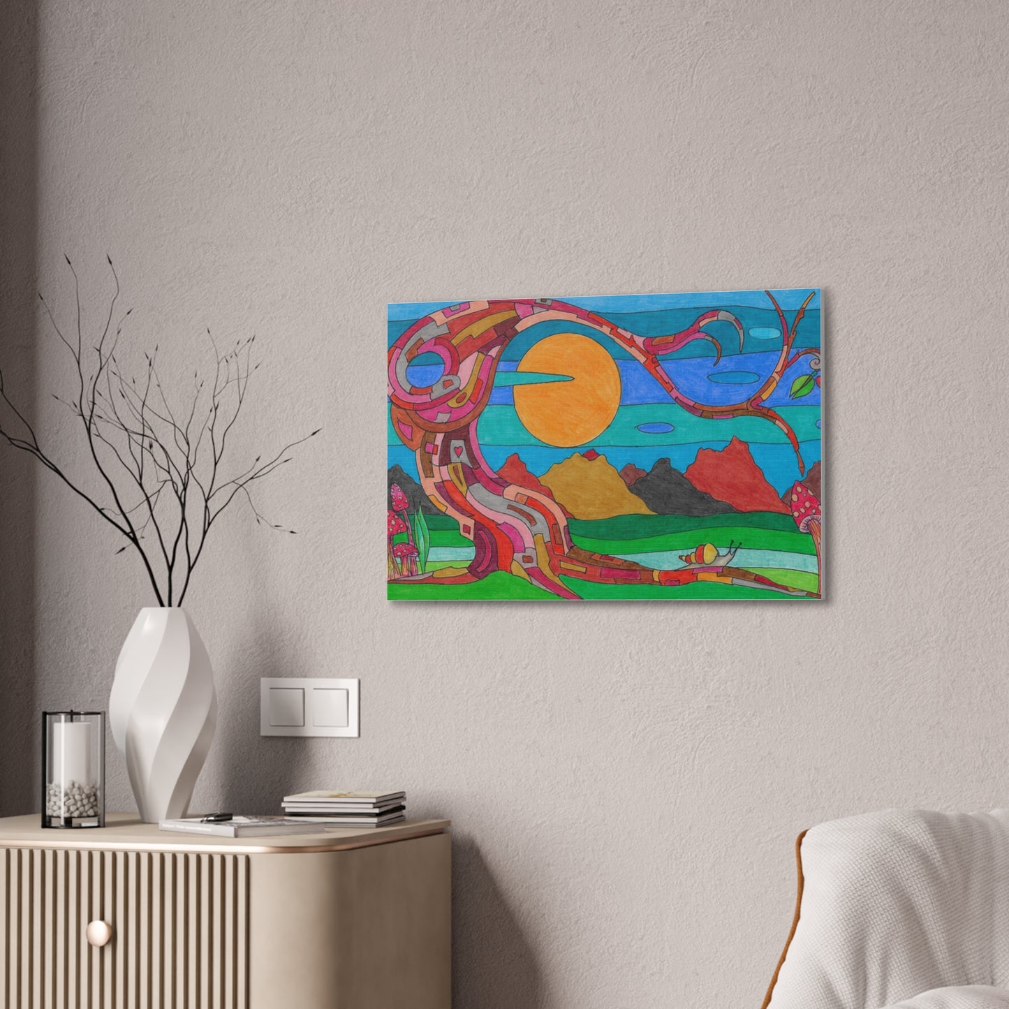 Temptation Wall Art, 0.75"