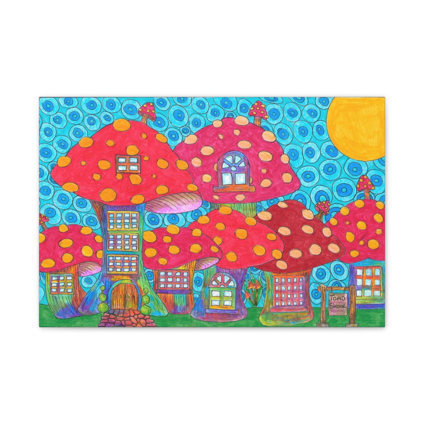 Toad School Wall Art, 0.75"
