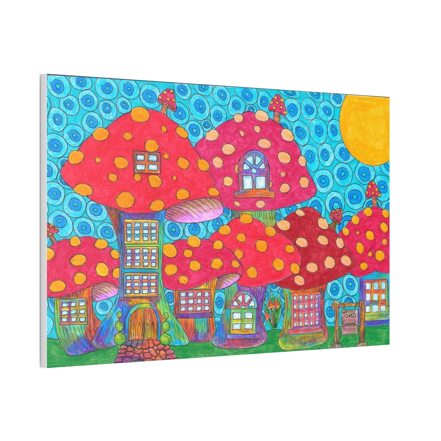 Toad School Wall Art, 0.75"