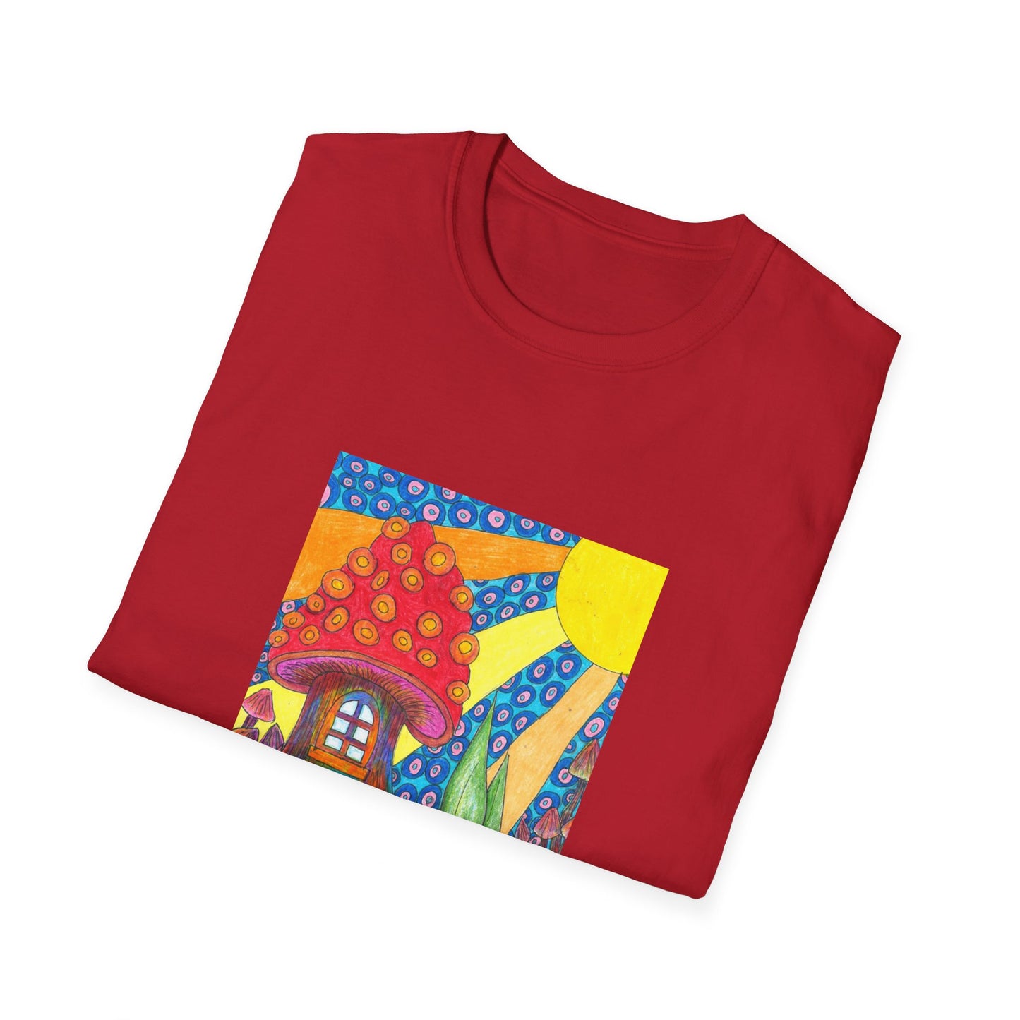 Water Wheel Unisex Softstyle T-Shirt