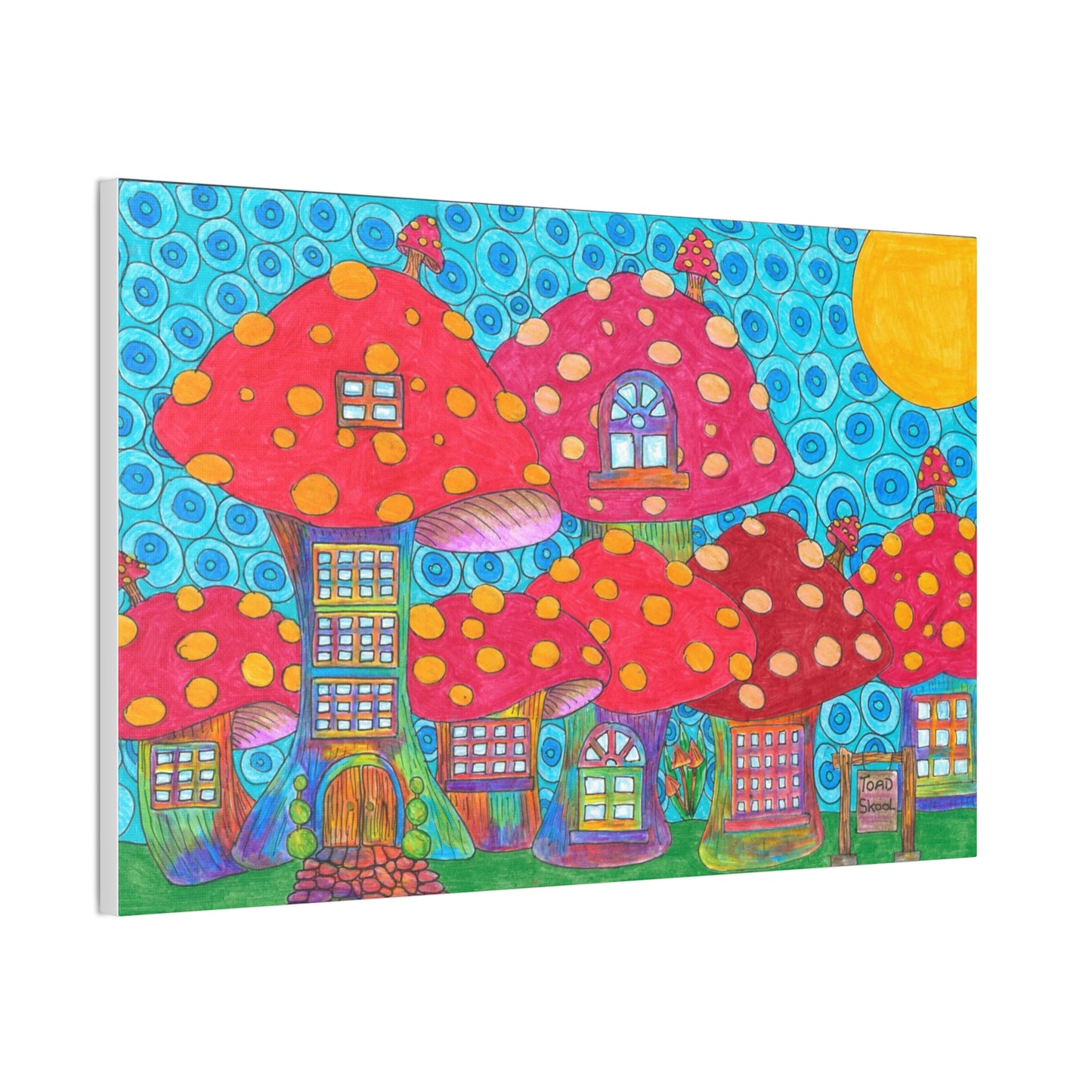 Toad School Wall Art, 0.75"