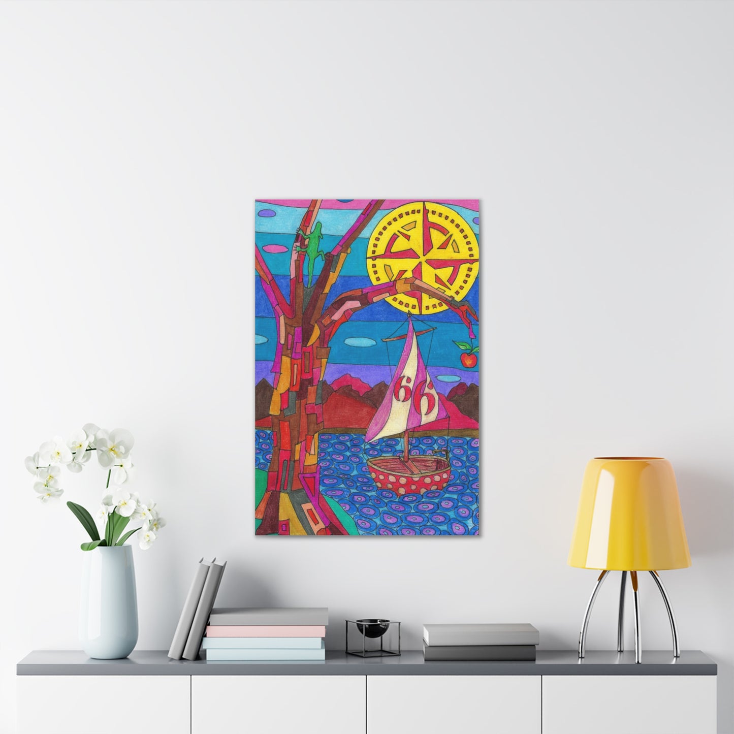 All Points North Wall Art, 0.75"