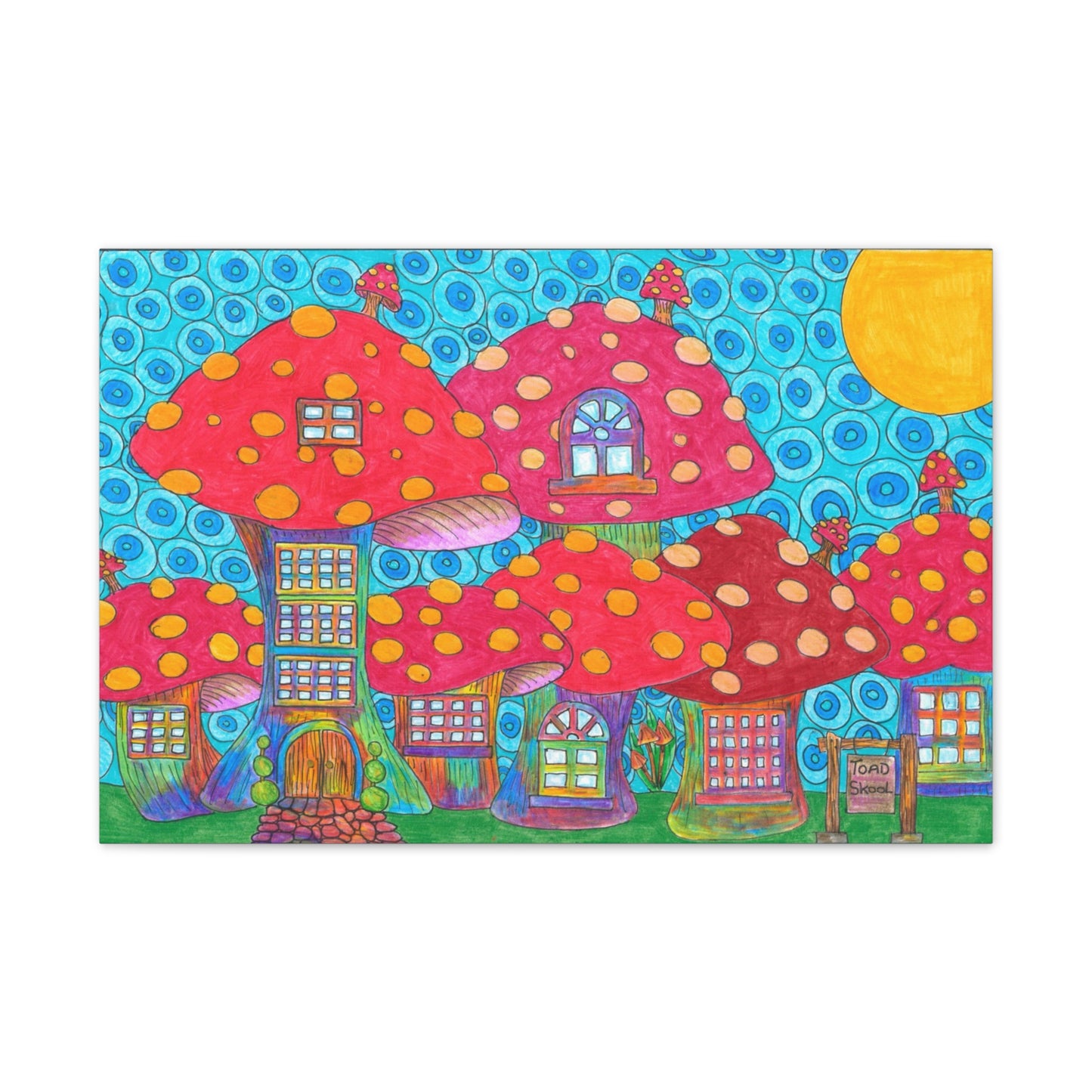 Toad School Wall Art, 0.75"