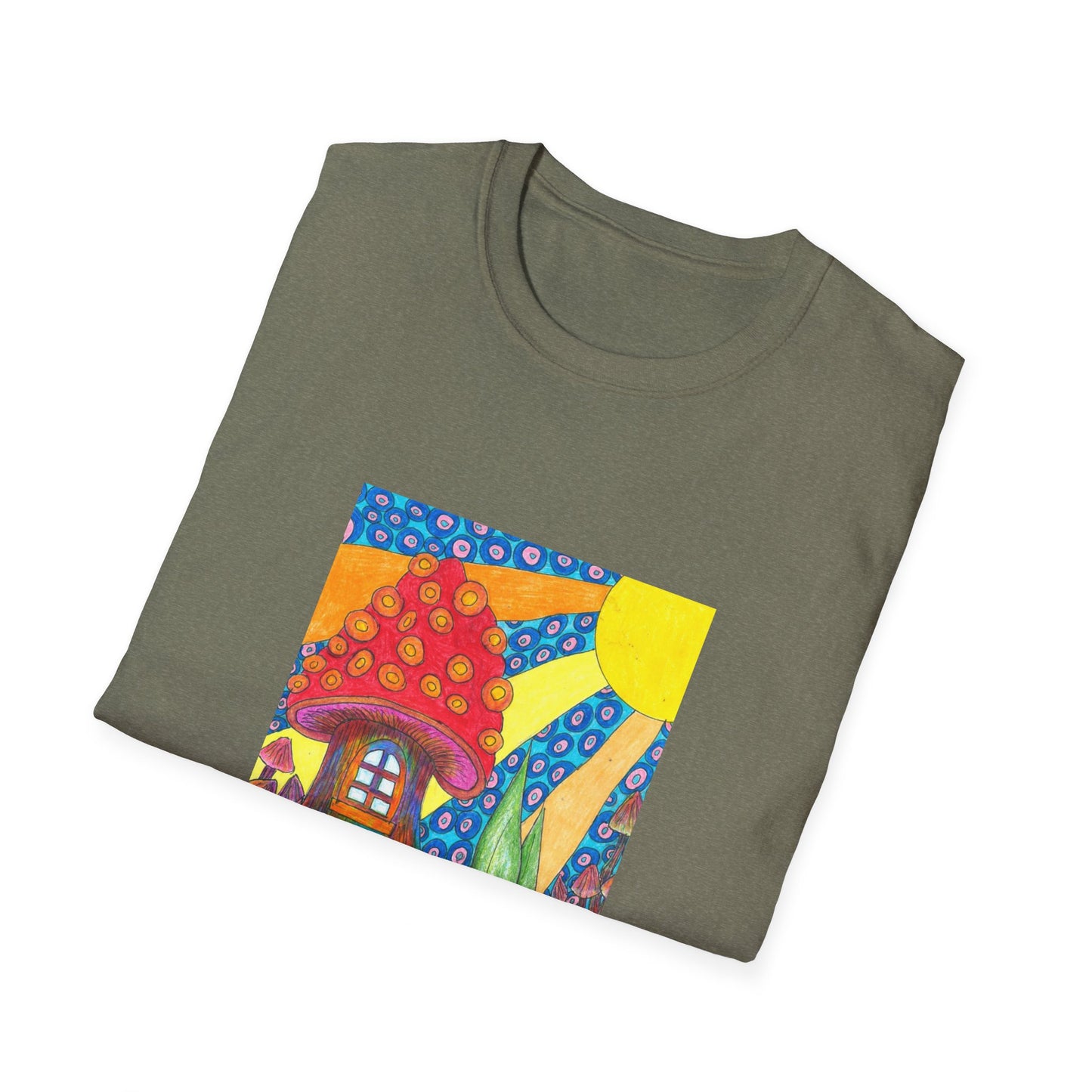 Water Wheel Unisex Softstyle T-Shirt