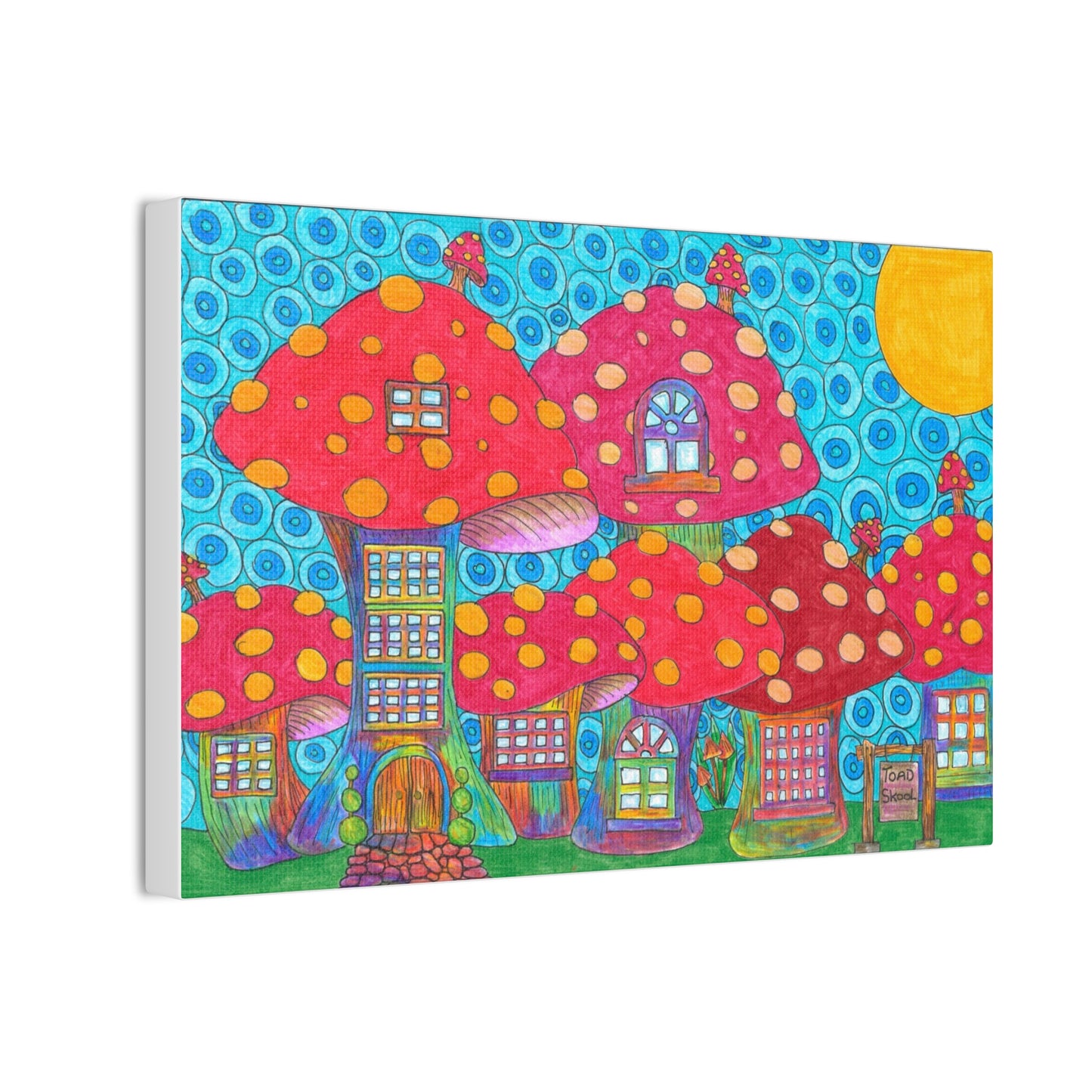 Toad School Wall Art, 0.75"