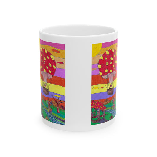 Balloon Ceramic Mug, 11oz