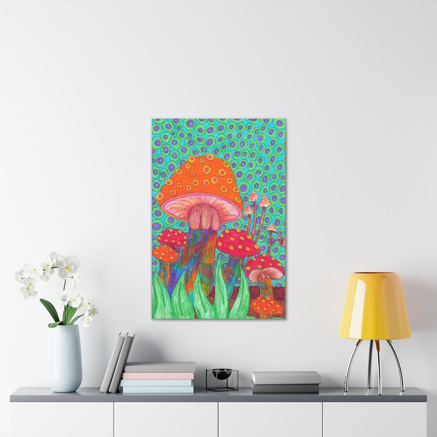 Bubbly Sky Wall Art, 0.75"