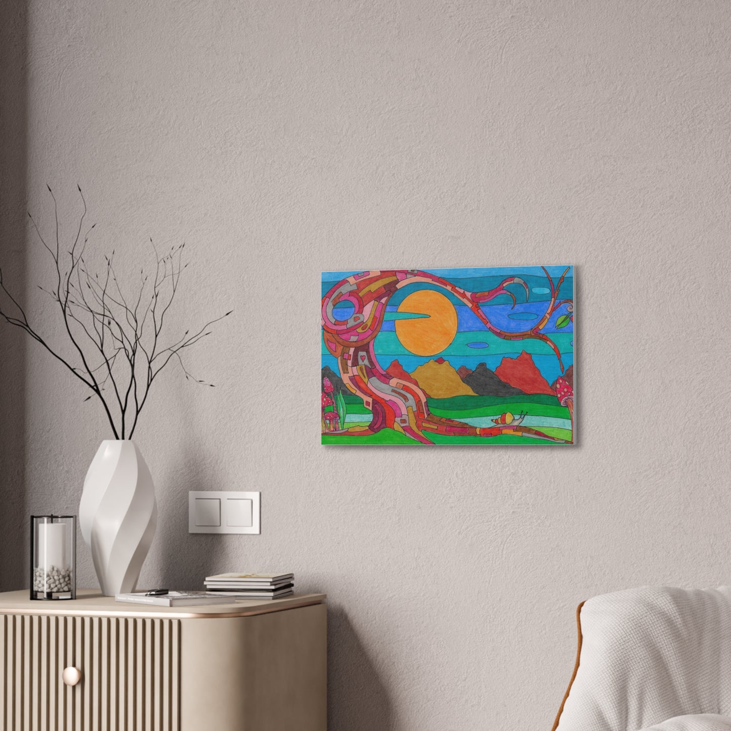 Temptation Wall Art, 0.75"