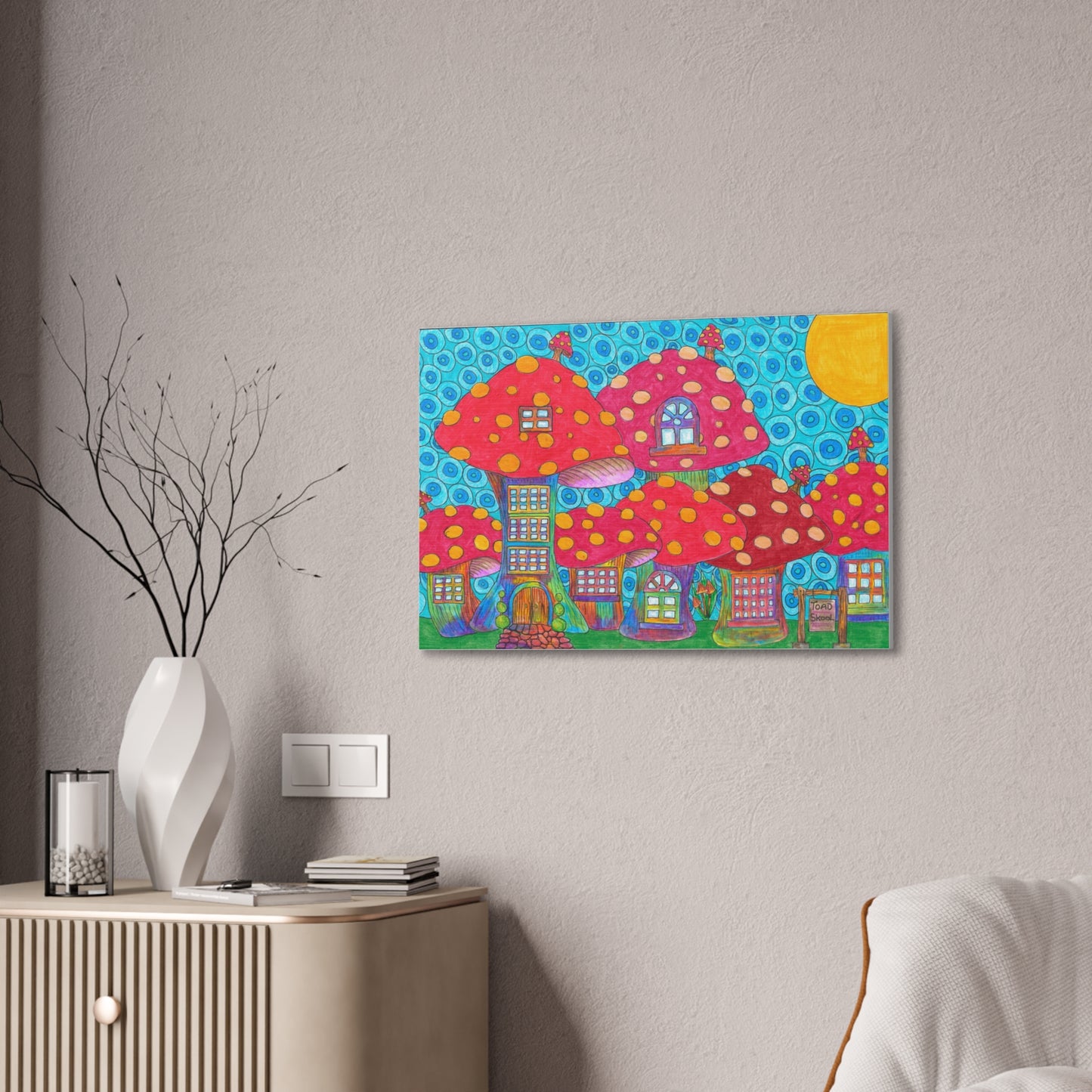 Toad School Wall Art, 0.75"