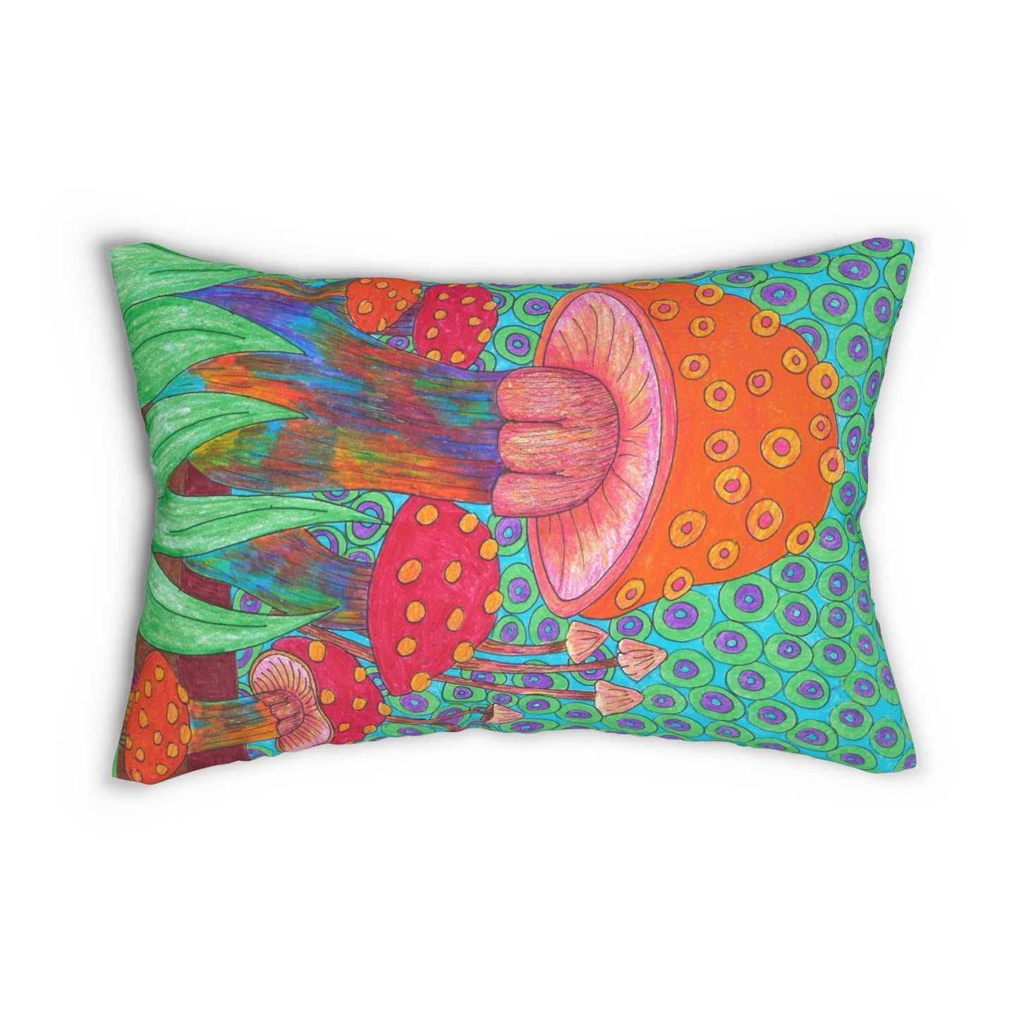 Bubbly Sky Lumbar Pillow