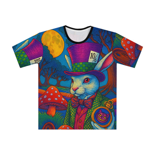 Psychedelic White Rabbit T-shirt