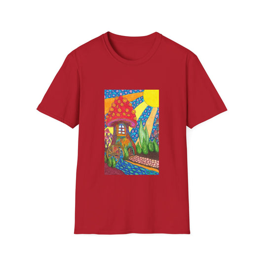 Water Wheel Unisex Softstyle T-Shirt