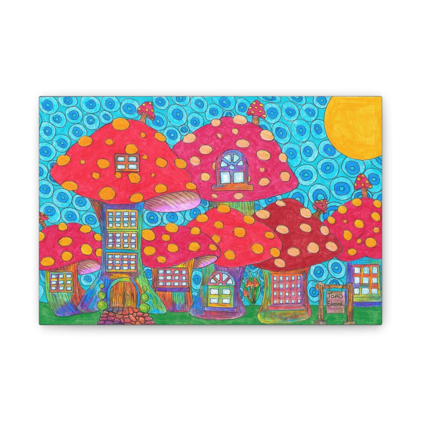 Toad School Wall Art, 0.75"